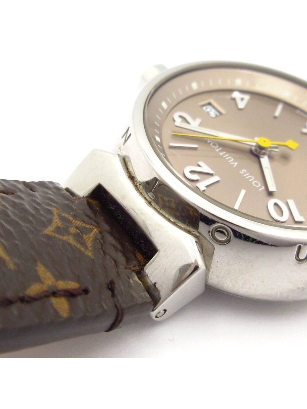 Louis Vuitton Watch Tambour Leather Beige - Picture 11 of 12